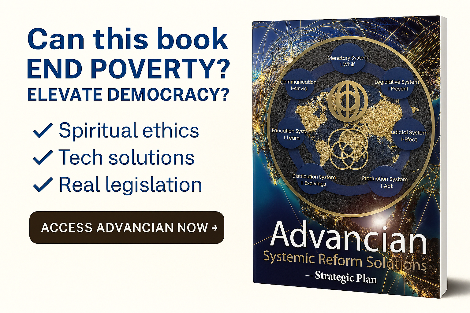 Advancian Is Here — A Systemic Reform Plan Rooted in Divine Law